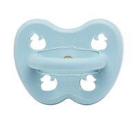 Natural Rubber Dummy Pacifier Orthodontic Newborn 0+ Months Single-Pack (Baby Blue)