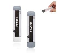Natural Rubber Eraser - TRACOMPAN Professional 2Pcs Set Ink Erasers for Pencils, Ballpoint & Neutral Pens | Rubbers Eraser for Office & School Supplies (1 Full Sand and 1 Half Sand)