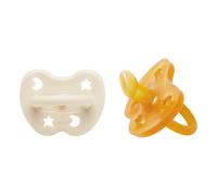 Natural Rubber Physiological Pacifiers - Set of 2 Natural