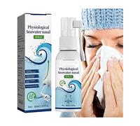 Natural Saline Nasal Spray - Nasal Lubricant Help Flush Irritants from Nasal Passages | Clear Mucus from A Cold Or Allergy, Gentle Nasal Cleansing Nasal Soothing Spray (1PC)