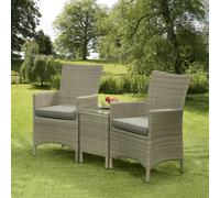 (Natural) Sarasota Garden Rattan - 2 Seater Companion Set