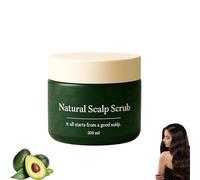 Natural Scalp Exfoliator Scrub Deep Cleansing & Nourishing Exfoliating Moisturizing and Comfortable Scalp Scrub Relieves Dryness for All Hair Types