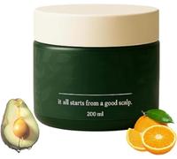 Natural Scalp Scrub,Deep Cleansing Hydrating Scrub,Nourishes Scalp & Hair, Gentle Botanical Formula, Relieves Dryness for All Hair Types