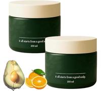 Natural Scalp Scrub,Deep Cleansing Hydrating Scrub,Nourishes Scalp & Hair, Gentle Botanical Formula, Relieves Dryness for All Hair Types