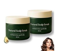 Natural Scalp Scrub, deep cleansing, nourishing exfoliation, gentle botanical formula, promotes hair growth, moisturizing and comfortable, relieves dryness, suitable for all hair types.