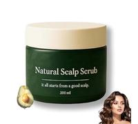 Natural Scalp Scrub, deep cleansing, nourishing exfoliation, gentle botanical formula, promotes hair growth, moisturizing and comfortable, relieves dryness, suitable for all hair types.
