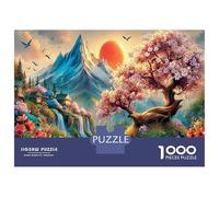 Natural Scenery 1000Piecess JigsawPuzzle Australian Shepherd KidsforAdult Colourful Brainteasing Age12+byth Challenging The Impossible Difficult Game 70x50cm/1000pcs