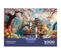 Natural Scenery 1000Piecess JigsawPuzzlesDog Cat Sleeping ForAdult Challenging LargePiecePuzzles Age12+byth EducationalGames Uncover The Puzzle 52x38cm/1000pcs