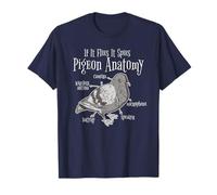 Natural Science Textbook Anatomy Pigeon T-Shirt