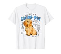 Natural Science Textbook Anatomy Shar-Pei T-Shirt