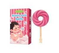 Natural Sea Salt Bubble Bath Sphere Dissolves in Water Creating Magical Lather for Peaceful Bath Moments Children ' s Bubble
