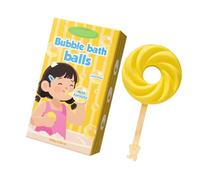 Natural Sea Salt Bubble Bath Sphere Dissolves in Water Creating Magical Lather for Peaceful Bath Moments Children ' s Bubble
