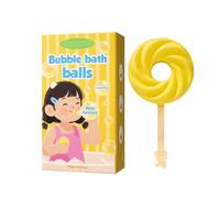 Natural Sea Salt Bubble Bath Sphere Dissolves in Water Creating Magical Lather for Peaceful Bath Moments Foam Device