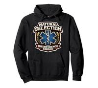 Natural Selection Interference Squad Paramedic Funny EMT EMS Pullover Hoodie