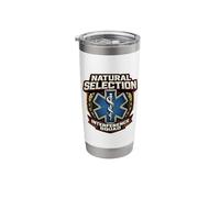 Natural Selection Interference Squad Paramedic Funny EMT EMS Stainless Steel Insulated Tumbler