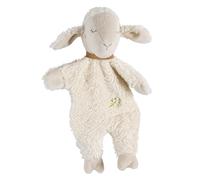 Natural Sheep Hand Puppet - Playmate, Sleep Aid, Hand Puppet & Stuffed Toy Cuddle Blanket with Cotton from Controlled Organic Cultivation - for Babies and Toddlers from 0+ Months