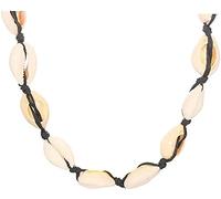 Natural Shell Choker Necklace Handmade Adjustable Seashell Beads Beach Cord Necklace Decoration For Women Black Wire 1 Pc Shell Necklace Clever