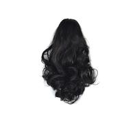 Natural Short Wave Ponytail Hair Extension Claw Clip Wavy Curly Claw Clip Ponytail Synthetic Horse Tail Hairpiece Perfect Looking(2)