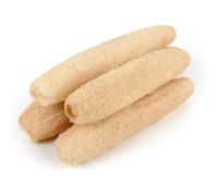 Natural Shower Loofah Sponge Large Whole Organic Loofah Exfoliating Sponge for Daily Shower, Loofah Scrub Sponge SPA Beauty - 4 PCS