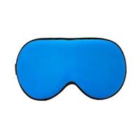 Natural Silk Sleeping Eye Mask Soft Blindfold Smooth Eye Cover Patch Eyes Shade Sleep Mask Breathable Sleep Light-Blocking(Blue)