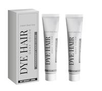 Natural Silver Grey Hair Dye Cream, Gray Hair Dye, Unisex Light Grey Silver Hair Dye, Glossy Conditioning, Long-Lasting and Vibrant At-Home Hair Colour (2)