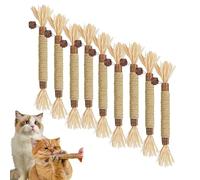 Natural Silvervine Dental Sticks, Silvervine Sticks for Cats, Natural Silvervines Stick Cat Chew Toy, Scratch & Bite Resistant, for Indoor Kitty Fresh Breath, Healthy Teeth (#9)