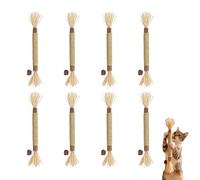 Natural Silvervine Sticks for Cats,Interactive Cat Chew Stick for Teeth Cleaning,C at Teethes Cleaning Toy,Calm Cat Anxiety and Stress,Catnip Chew Toys for Indoor Cats,Healthy Teeth