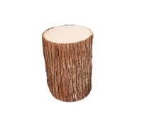 Natural Simulation Tree Stumps, Hollow Wooden Piers, Fake Wooden Stakes, Tree stools, Window Display props-30 * 40CM (Diameter * Height)