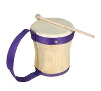 Natural Skin Tambourine with Ergonomic Handle - Hand Drum Instrument | Authentic, easy-to-use sound for musicians and children | Artistic Percussion Accessories