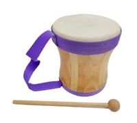 Natural Skin Tambourine with Ergonomic Handle - Hand Drum Instrument | Authentic Sound and Easy to Use for Musicians and | Artistic Percussion Accessory