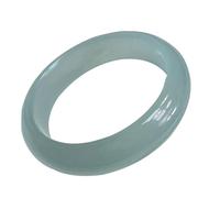 Natural Sky Blue Agate Bangle 58-62mm Fengshui Jade Bracelet for Women Genuine