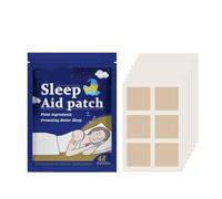 Natural Sleep Aid Patch for Insomnia Relief, Plant-Based Formula with Lavender & Lemon Extract, Body Care Patches, Soft and Breathable, Nighttime Sleeping Support for Women and Men, 48 Patches