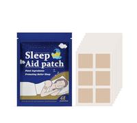 Natural Sleep Aid Patch for Insomnia Relief - Plant-Based Formula with Lavender & Lemon Extract, Promotes Deep Sleep, Non-Habit Forming, 48 Patches