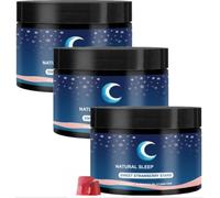 Natural Sleep Gummies for Adults,Gelatin-Free, Gluten-Free, Vegan & Non-GMO, Natural Sleep Aid,3