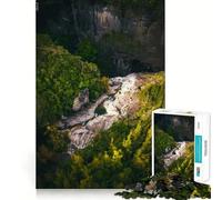 Natural Slide in The Rock 1000 Piece Jigsaw Puzzles for Adults Teenagers Mind Puzzle Stress Free Art Assembly Thoughtful Gift (50x75cm)