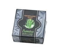 Natural Soap 1Piece with Loofah Net Square Shape Easy Grip Moisturizing for Skin Type Mild Cleansing Soap