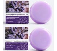 Natural Soap Blueberry Shampoo Bar for Hair Regrowth, Blueberry Soap Bars | Anti-itching Bar Soap Organic Conditioner, Blueberry Shampoo & Conditioner Bundle Bars, Deep Cleansing and Hydration