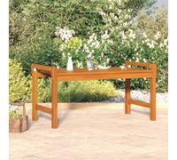 Natural Solid Acacia Wood Coffee Table 100x50x50 cm Slatted Top Vintage Natural