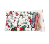 Natural Solid Wood Beads 20mm 12mm 10mm for Crafts