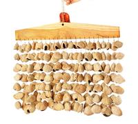 Natural Sound Musical Instrument, Fruit Shell Sound Beam Bell, 168 Nut Shell Production for Relaxation and Meditation, 50cm x 45cm, Clear and Loud