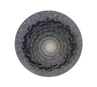 Natural Sound Percussion Steel Drum Instrument Drum Rhythm Drum Slit Drum With Easy Handling for creative expression beginner lessons music, 12 Inches, Dolphin Pattern