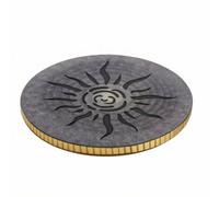 Natural Sound Percussion Steel Drum Percussion Instrument Drum With Compact Circular Profile For Easy Storage Clear Note Separation suitable rooms, 12 Inches, Flame Pattern