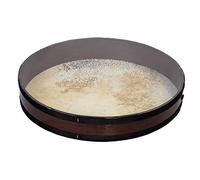 Natural Sounding Percussion Ocean Drum with Wave Beads and Hardwood Frame, Goat and Plexy-Skin 16" 20" 24" 28 inch (16 inches)