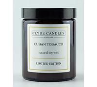 Natural Soy Candle Amber Glass - Clyde Candles Limited Edition (Cuban Tobacco)