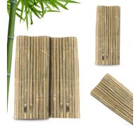 Natural Split Reed Fence, Bamboo Protective Screening for Garden, Hand-Woven Reed Screening for Garden, Outdoor Privacy Fencing Roll, Natural Window Roller Blind for Outdoor Privacy (1 X 6M)
