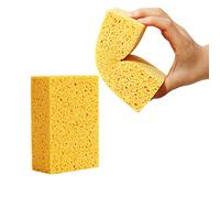 Natural Sponges Kitchen,2" Thick Extra Large Heavy Duty Scrub Sponges,Household Cleaning Sponge for Dishes,Cookware (15x10x5cm,2 Pcs)