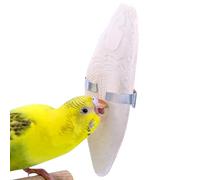 Natural Squid Bone - 100% Real Pet Toy, Safe, Promotes Healthy Beaks, Calcium Mineral, Includes Metal Cage Clip, Accessories | For