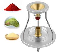 Natural Stacking Density Meter, Stainless Steel Powder Bulk Density Tester with 10ml Brass Graduated Cylinder, 63° Exported Cone Angle, Funnel Top Inner Diameter 57mm, for Metal Powders