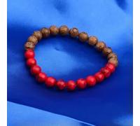 Natural Stone 8mm Multilayer Wooden Beaded Elastic Charm Women Men Bracelets-2