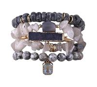 Natural Stone Adjustable Beads Enhancing Peace and Discipline for Sophisticated Outfit Natural Stone Jewelry